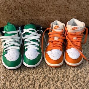 Kids Air Jordan 1 Mid Lucky Green & Nike Air Jordan 1 Retro High OG
Starfish